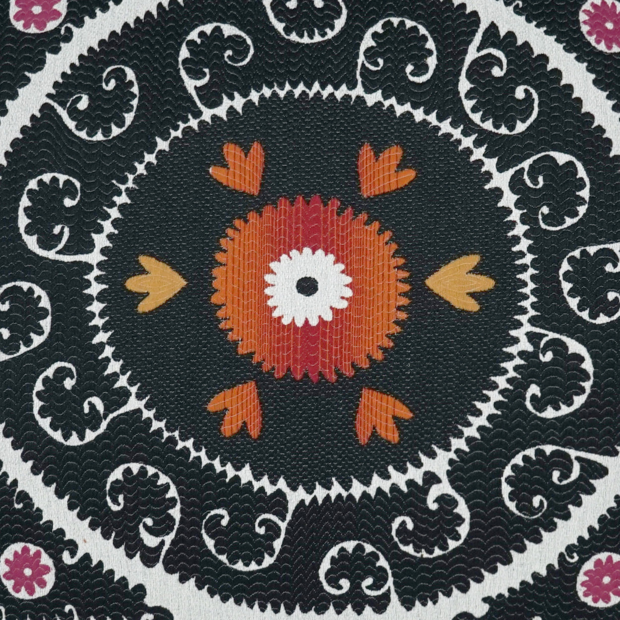 D.V. KAP HOME 24" x 24" Suzandozi Pillow - Tuxedo Global - 3726-T-2424