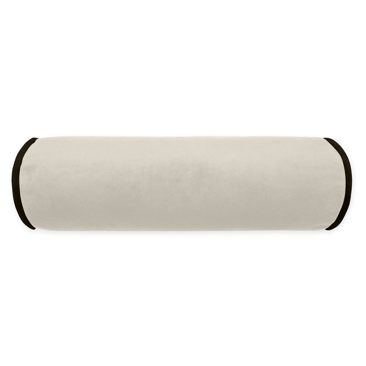 D.V. KAP HOME 7" x 21" Posh Roll Pillow - Ivory Solid, Transitional - 3731-I-0721