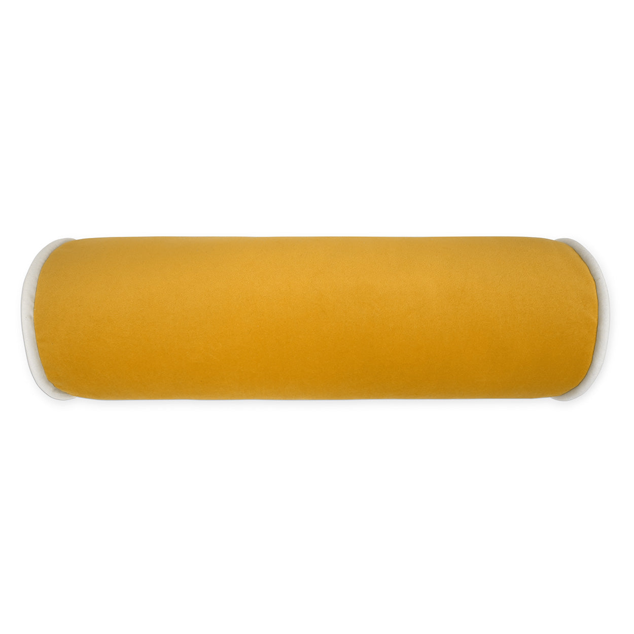 D.V. KAP HOME 7" x 21" Posh Roll Pillow - Mustard Solid, Transitional - 3731-M-0721
