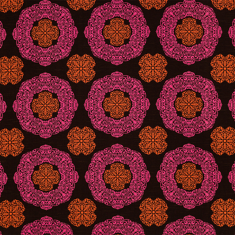 Duralee 72080 | 703-Pink/Brown Print - 373194