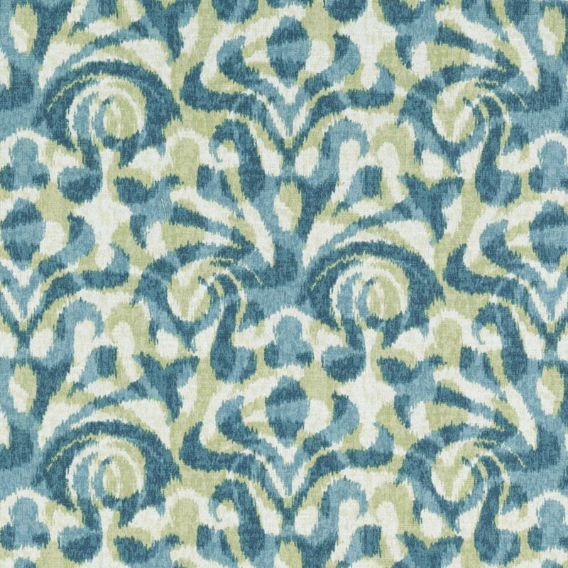Duralee Suburban Home 72089 | 601-Aqua/Green Print - 373485