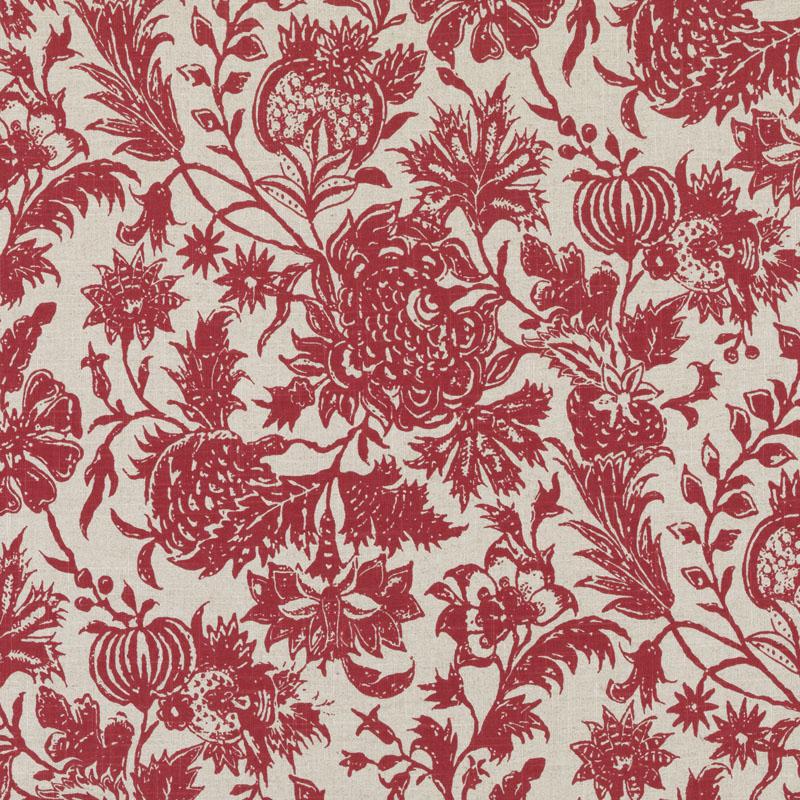 Duralee Suburban Home 72088 | 9-Red Print - 373533
