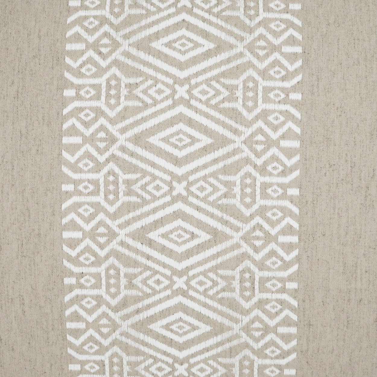 D.V. KAP HOME 3748-T-YARD Zinga Fabric - Twine Western Chic, Global, Farmhouse, Embroidery, Band , Ribbon Tan,Taupe - Zinga