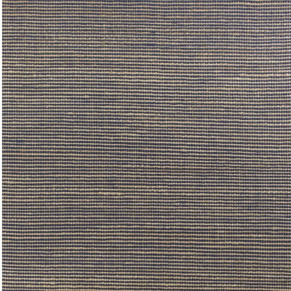 7' X 10' Blue And Beige Abstract Hand Woven Area Rug