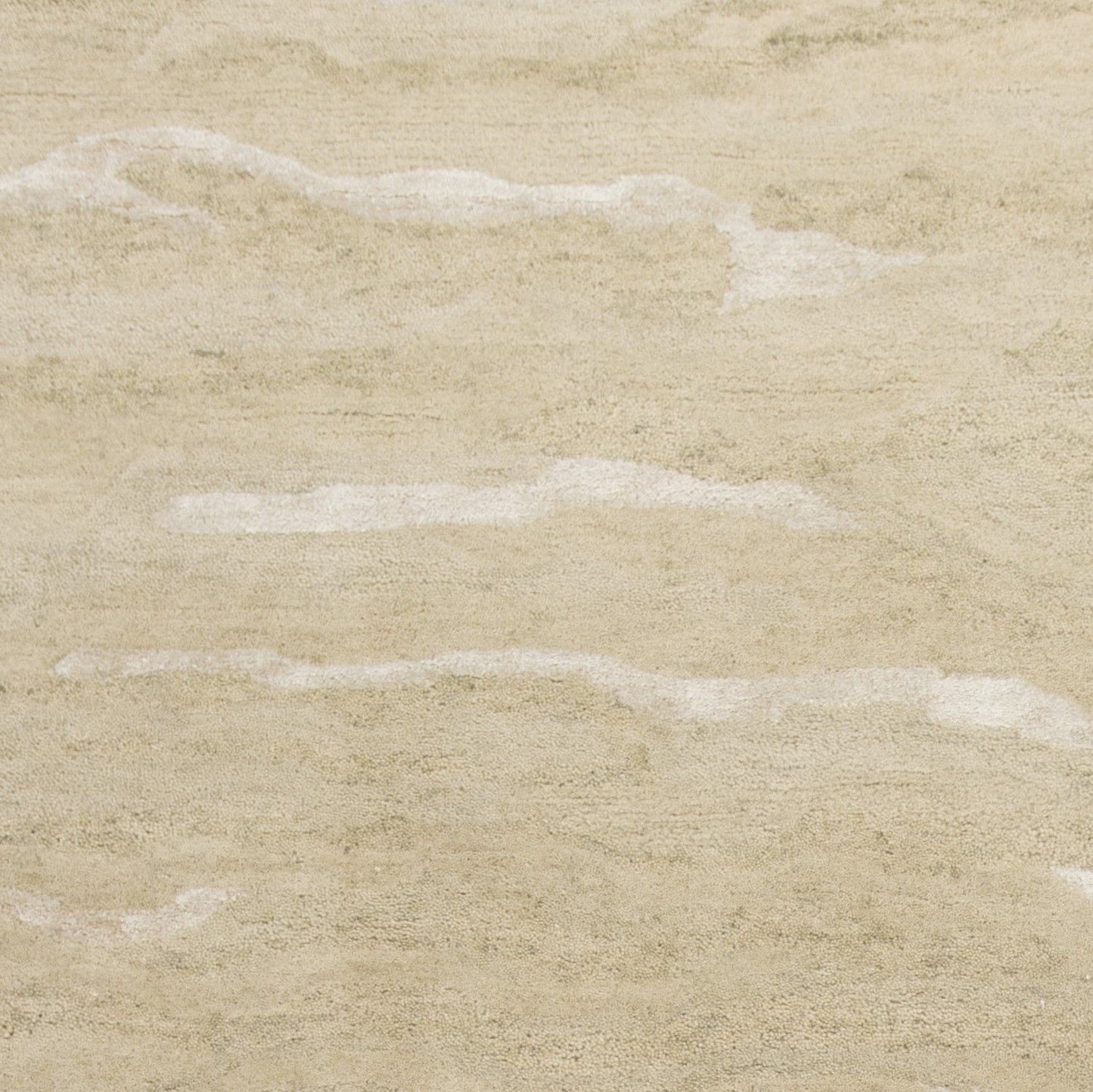 3' X 5' Beige And Ivory Abstract Hand Tufted Area Rug