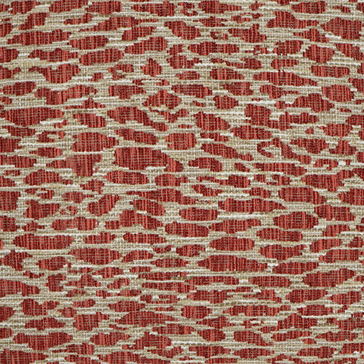 D.V. KAP HOME 3761-S-YARD Bengal Fabric - Spice Animal, Abstract Red - Bengal