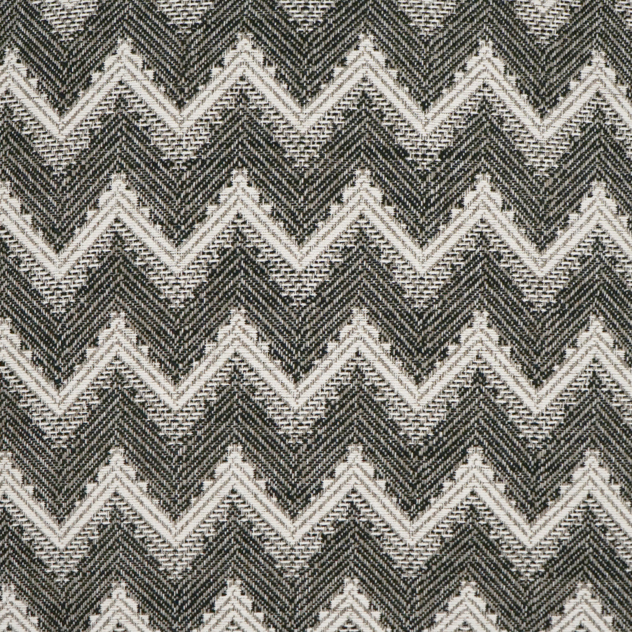 D.V. KAP HOME 24" x 24" Parquet Pillow - Charcoal Global, Chevron - 3786-C-2424