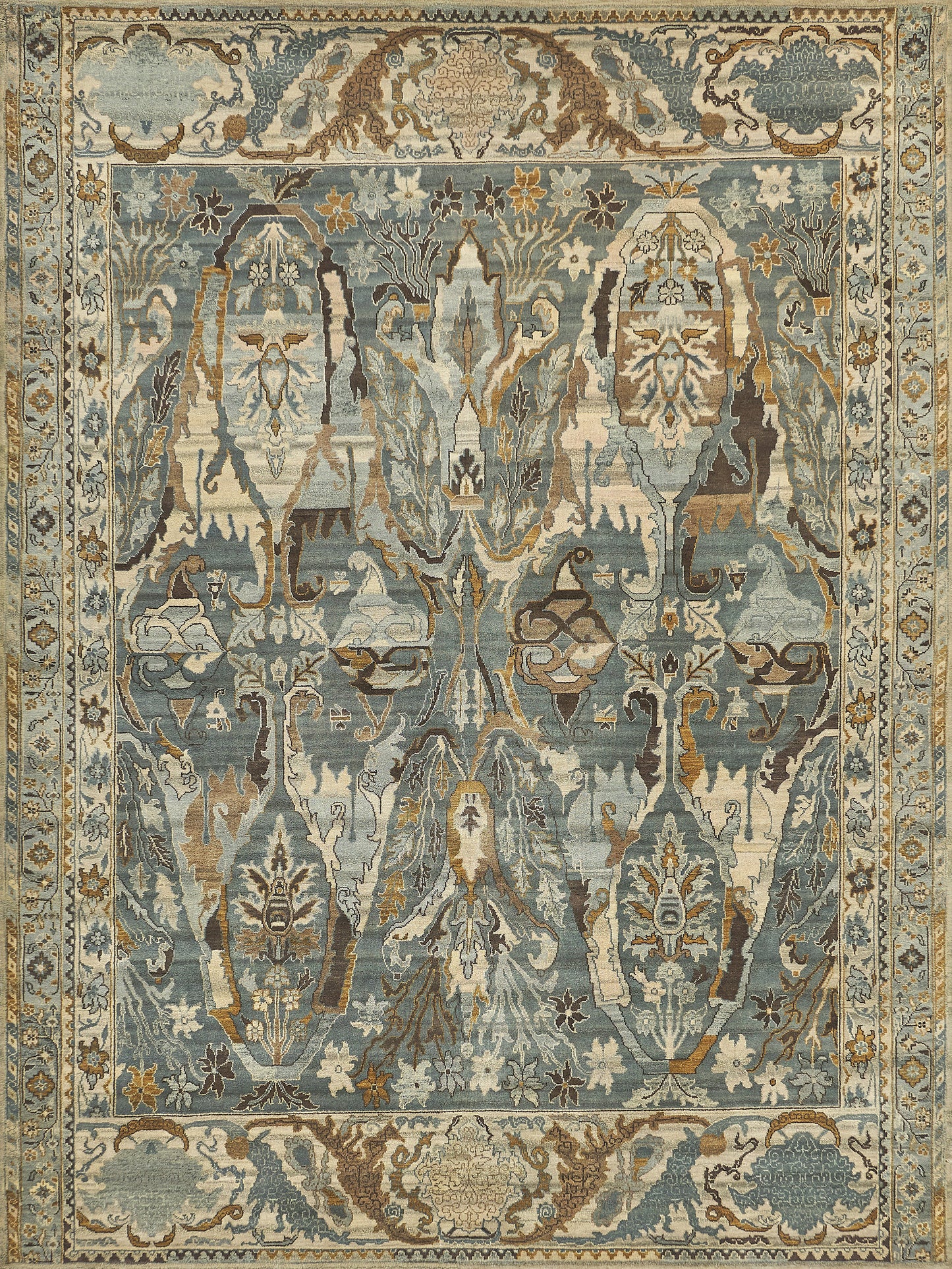 EXQUISITE RUGS OUTLET Jurassic Indoor Hand Knotted - 3799-6'X9'