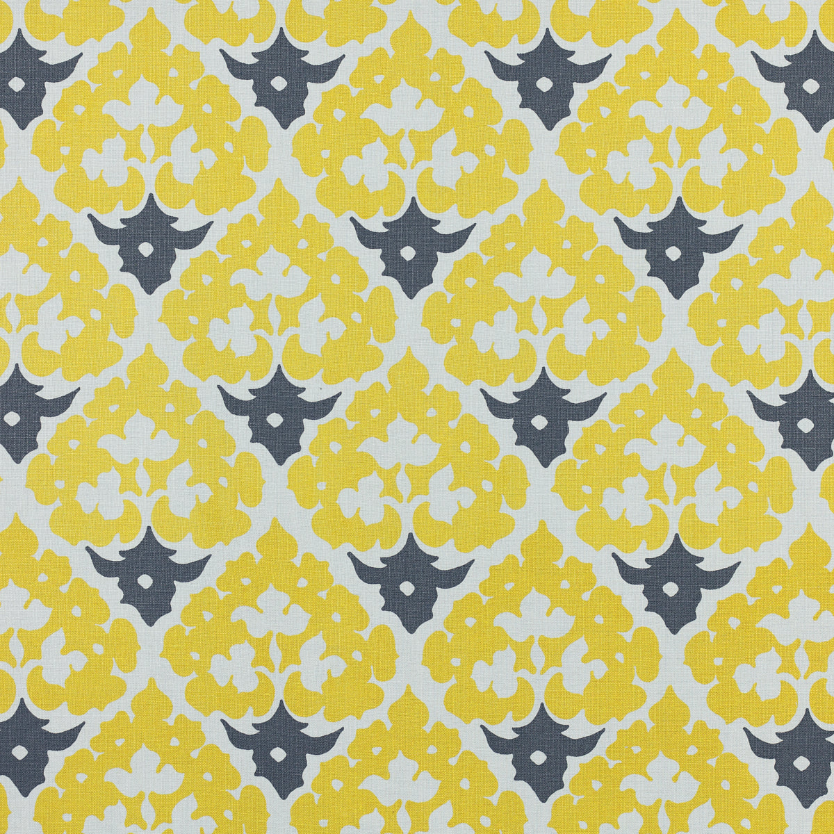 SCHUMACHER RAOUL TEXTILES OMAR PRINTS PRINTS SULPHUR - 37N82