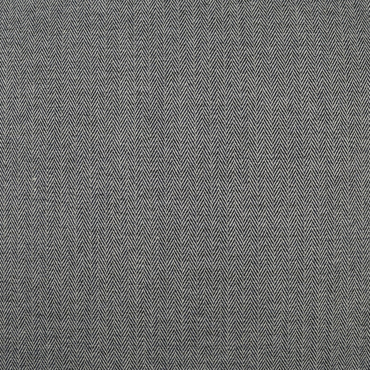 Gray herringbone fabric with subtle texture; woven tweed-style textile in neutral tones.
