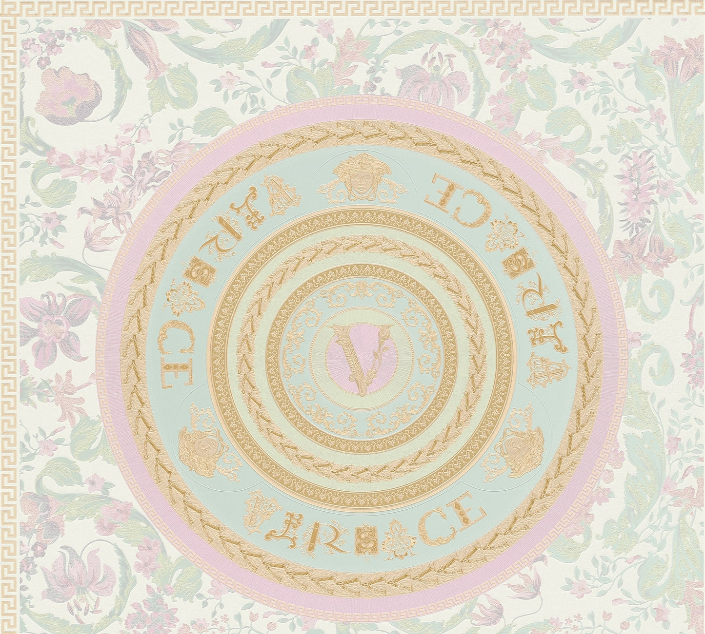 Versace Versace Volume 5 Ember Medallion Contemporary Multicolored - 387052X