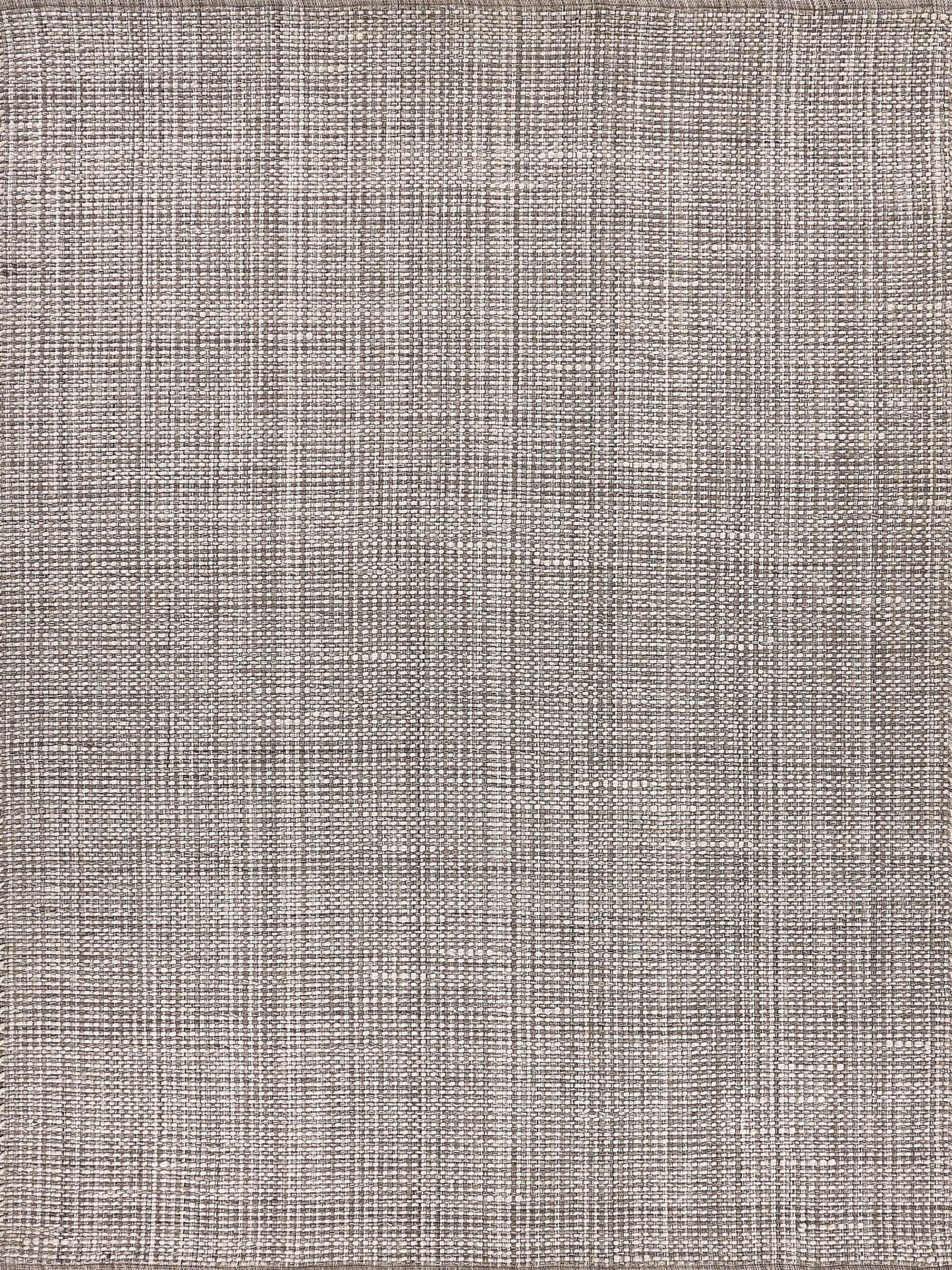 Textured rug in light taupe with a woven pattern and subtle sheen; rectangle handwoven rug.