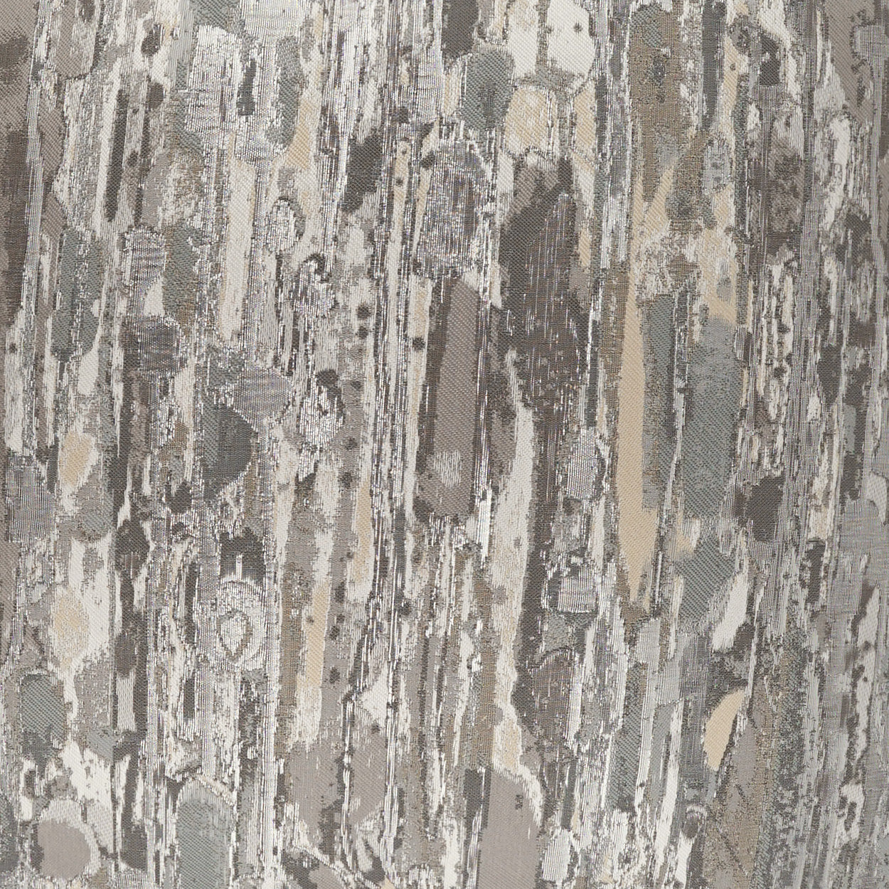 D.V. KAP HOME 3935-S-YARD Lynn Fabric - Silver Transitional, Glam Silver - Lynn