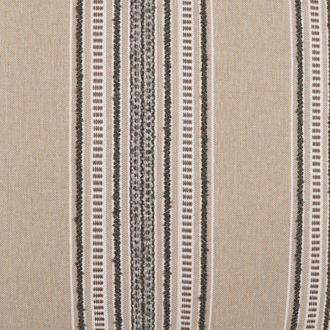 D.V. KAP HOME 24" x 24" Larsen Pillow - Berber Stripes, Global, Farmhouse - 3952-B-2424