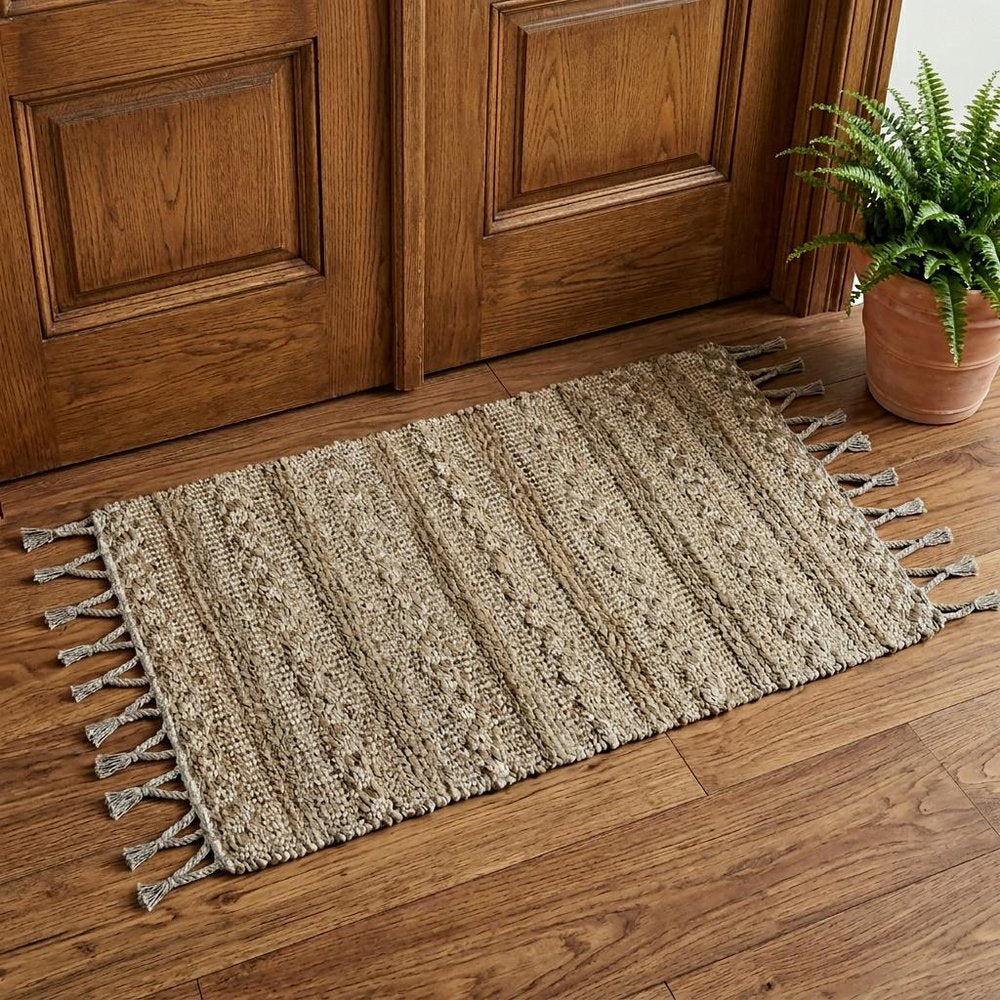3' X 4' Natural Jute Hand Woven Area Rug
