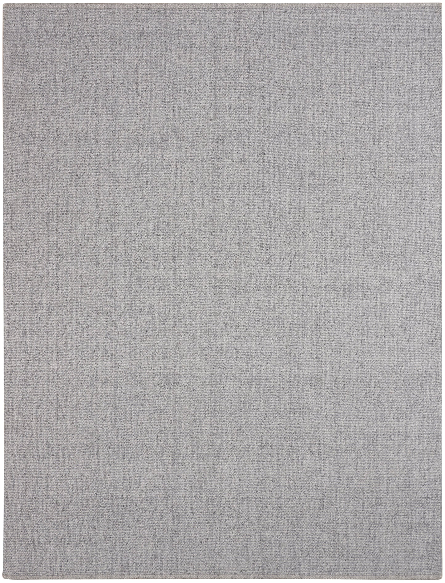 Rectangular light gray textured area rug with a subtle woven pattern, modern and versatile.