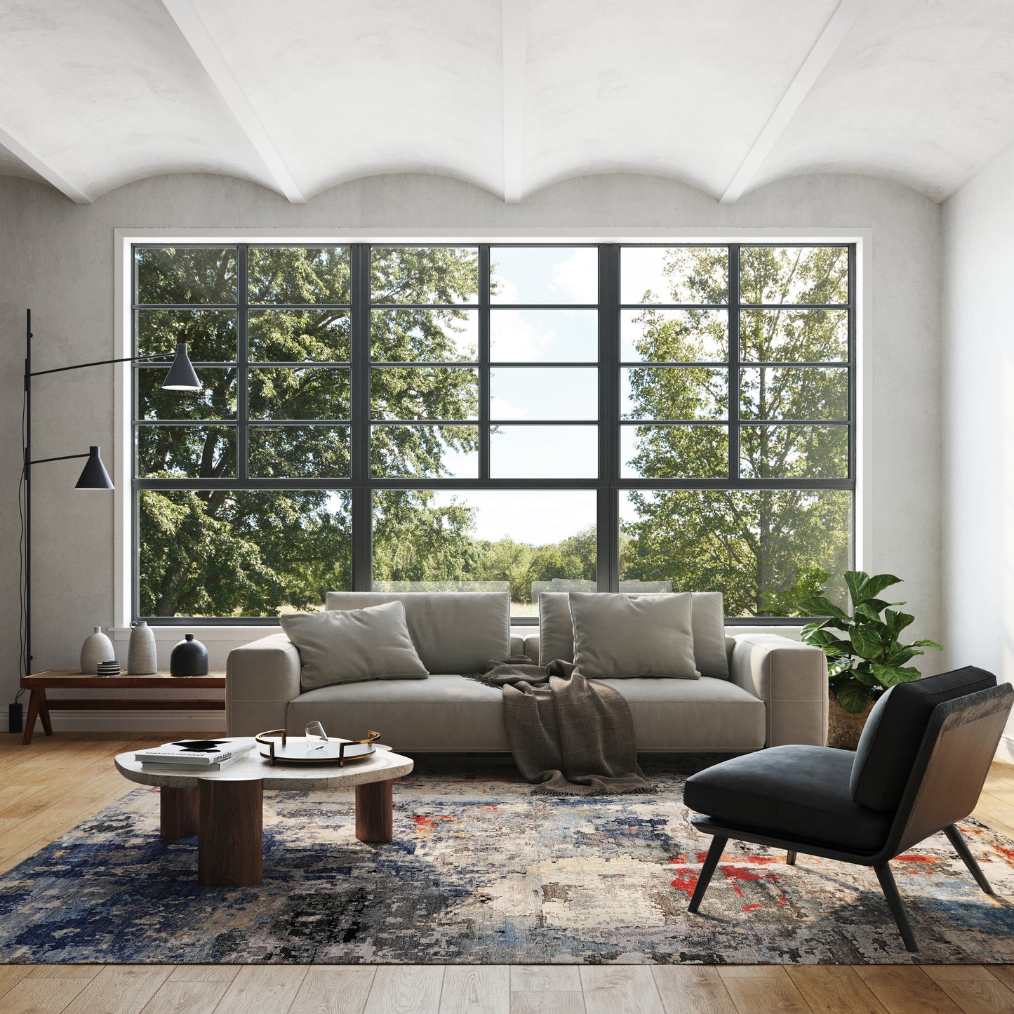 EXQUISITE RUGS Laureno Indoor Hand Knotted - 4022-6'X9'