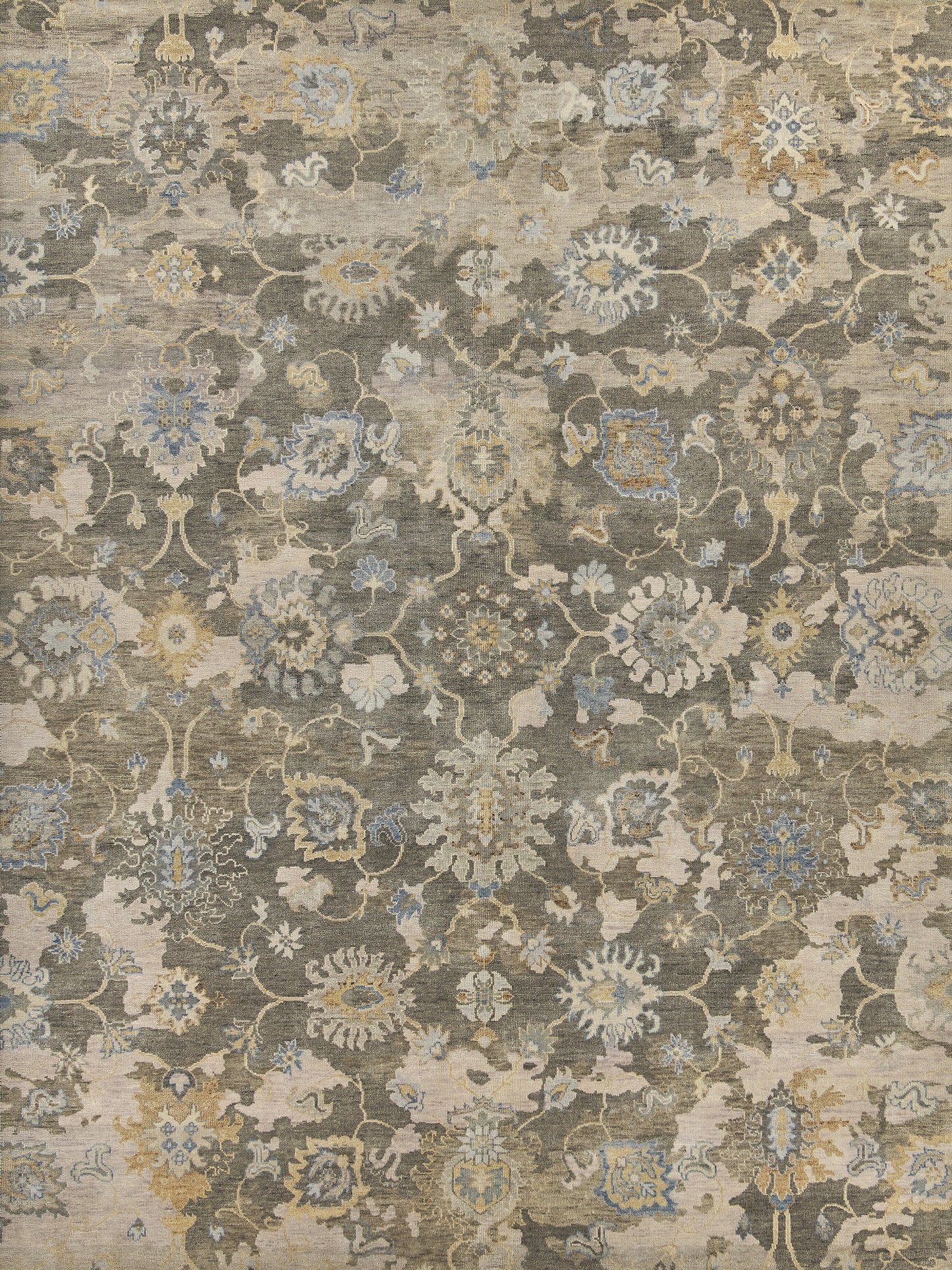 EXQUISITE RUGS Hand-Knotted Rectangle - 4035-9'X12'