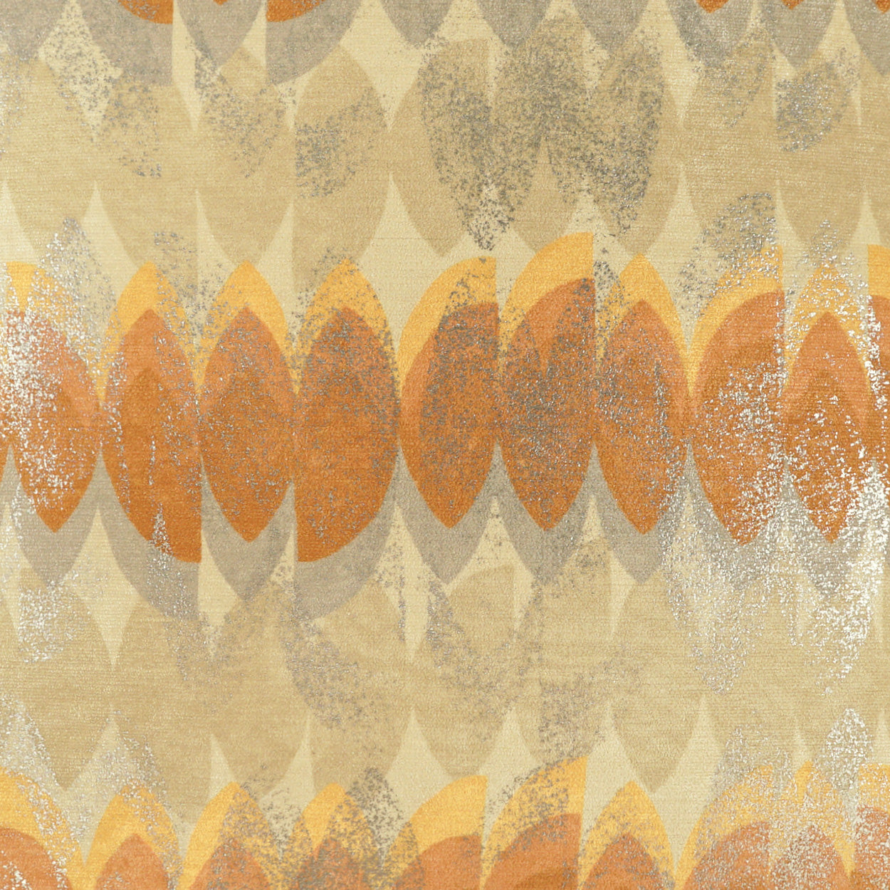 D.V. KAP HOME 4050-A-YARD Dover Fabric - Amber Glam, Transitional Orange - Dover