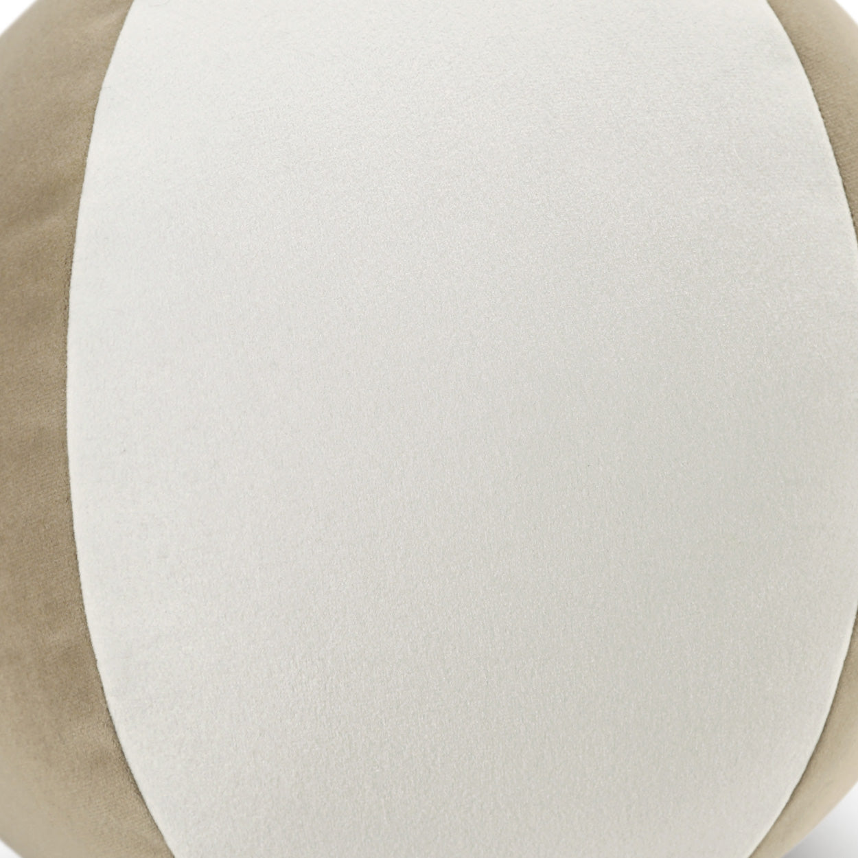 D.V. KAP HOME 12" x 12" Posh Ball II Pillow - Latte Color Block - 4063-L-1212