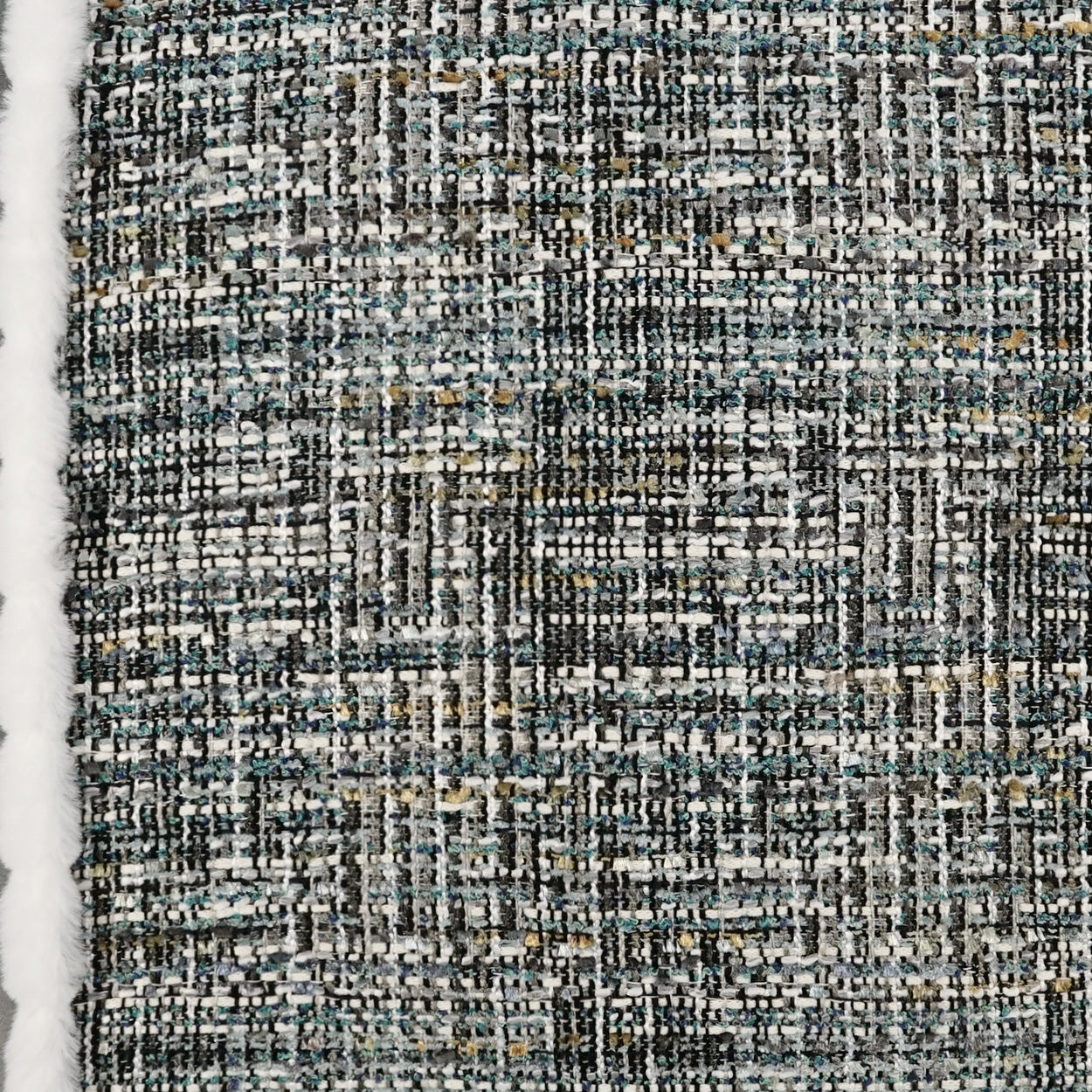 D.V. KAP HOME 24" x 24" Underwood Center Pillow - Aqua Traditional, Transitional, Textured - 4131-A-2424