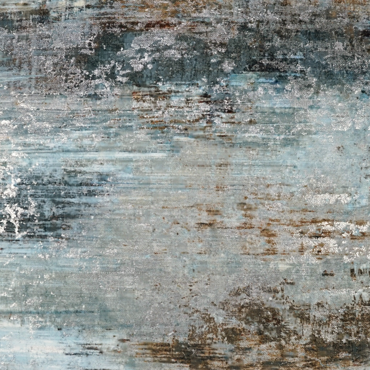 D.V. KAP HOME 4147-B-YARD Togurs Fabric - Blue Abstract, Transitional, Glam Turquoise,Teal, Multi - Togurs