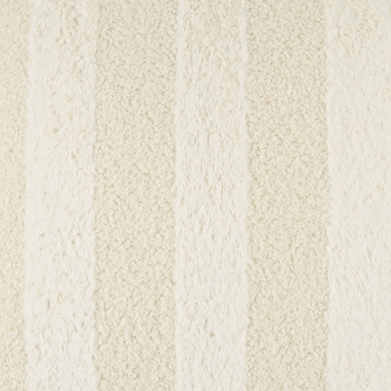 D.V. KAP HOME 4170-YARD Tamed Fabric Faux Fur, Stripes Ivory - Tamed