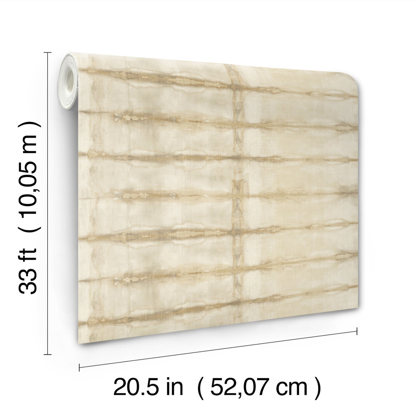 York Wallcoverings A-Street Prints Modulus Wheat Geometric Stripe Wallpaper Graphics Modern Wheat Wallpaper - 4177-27730