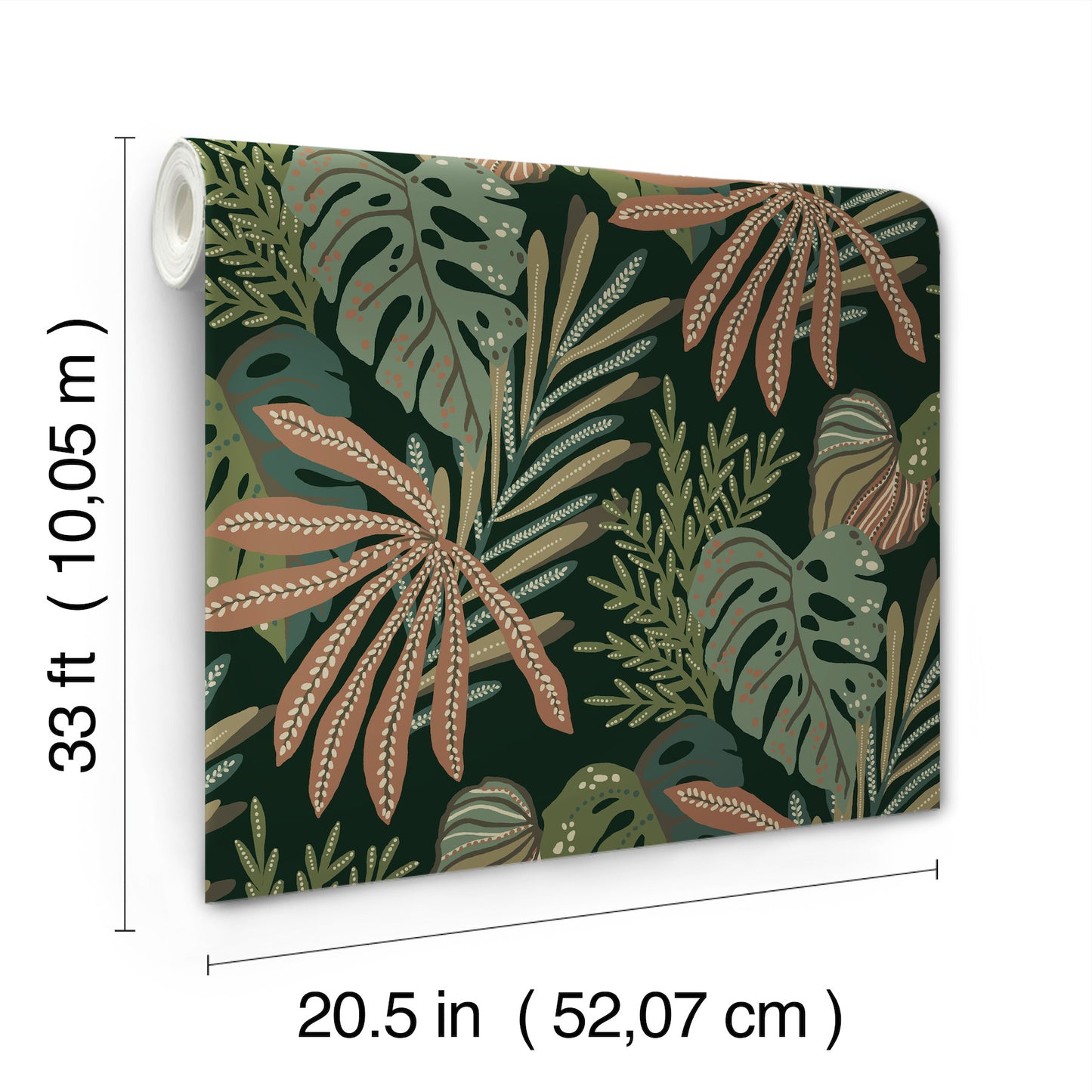 York Wallcoverings A-Street Prints Alocasia Multicolor Tropical Foliage Wallpaper Botanical Tropical Multicolor Wallpaper - 4177-27737
