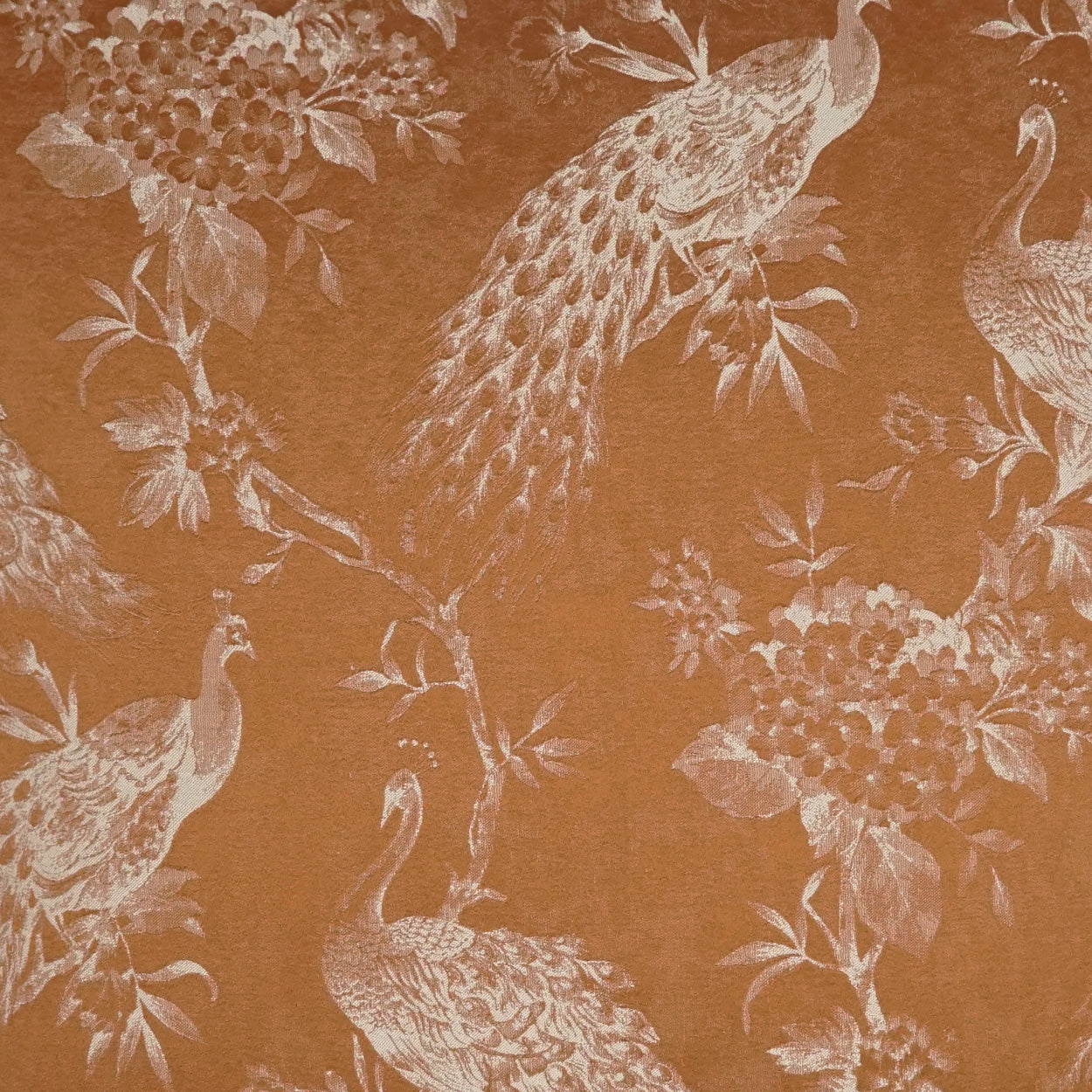 D.V. KAP HOME 24" x 24" Rococo Pillow - Copper Traditional, Novelty, Animal - 4191-C-2424