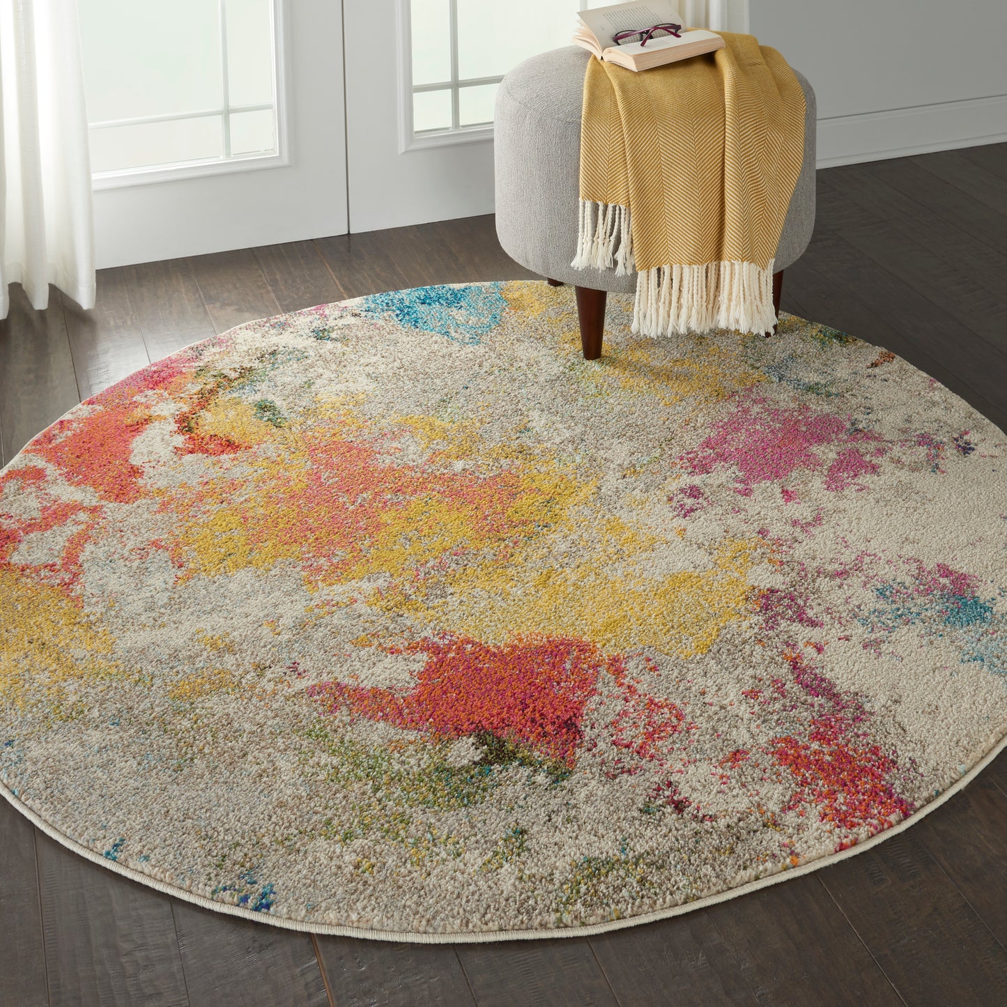 Nourison Rugs Nourison Home Modern & Contemporary 5' X Round - 099446482877