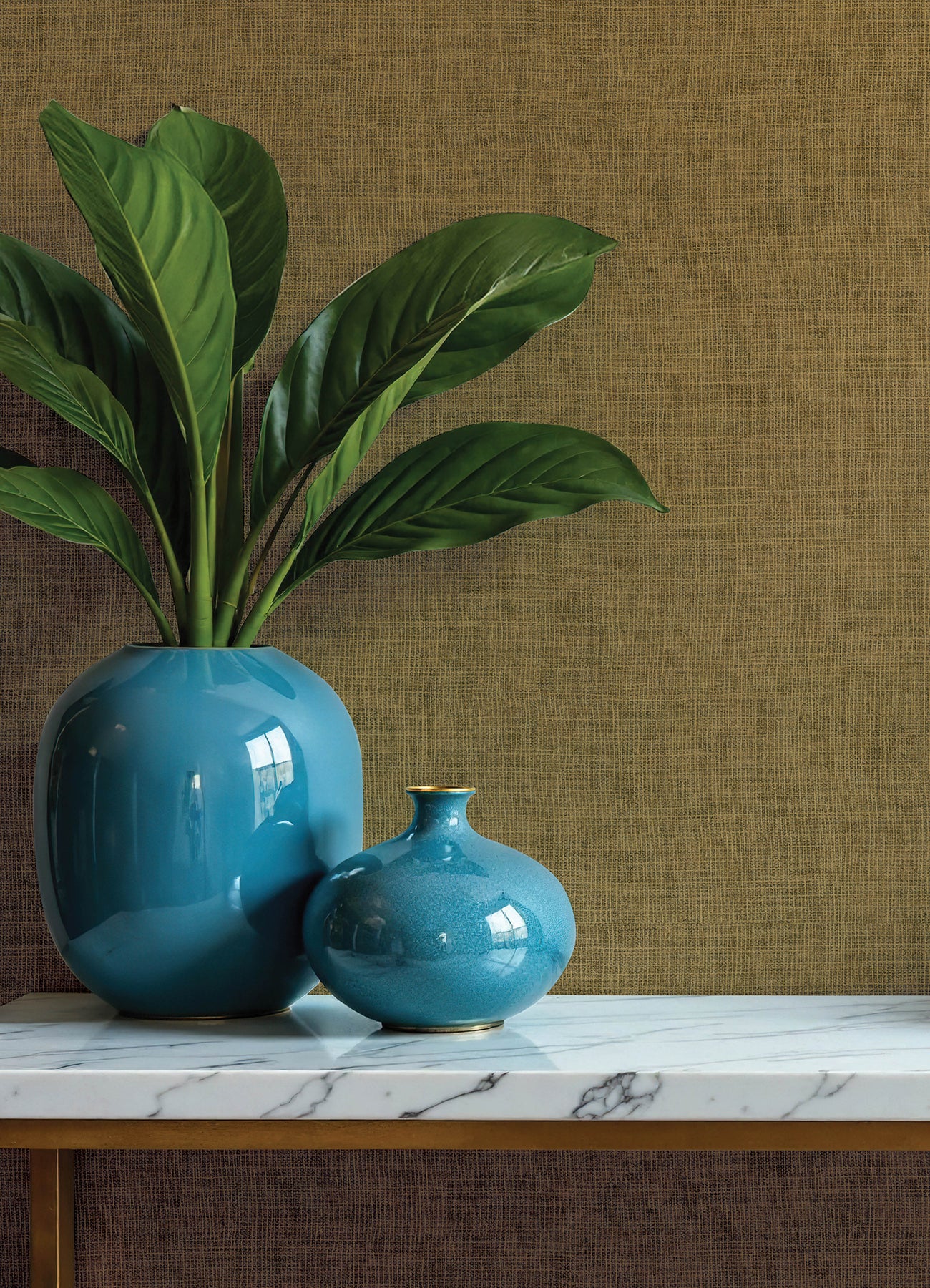 York Wallcoverings A-Street Prints Alba Bronze Open Weave Wallpaper Graphics Transitional Bronze Wallpaper - 4193-7408