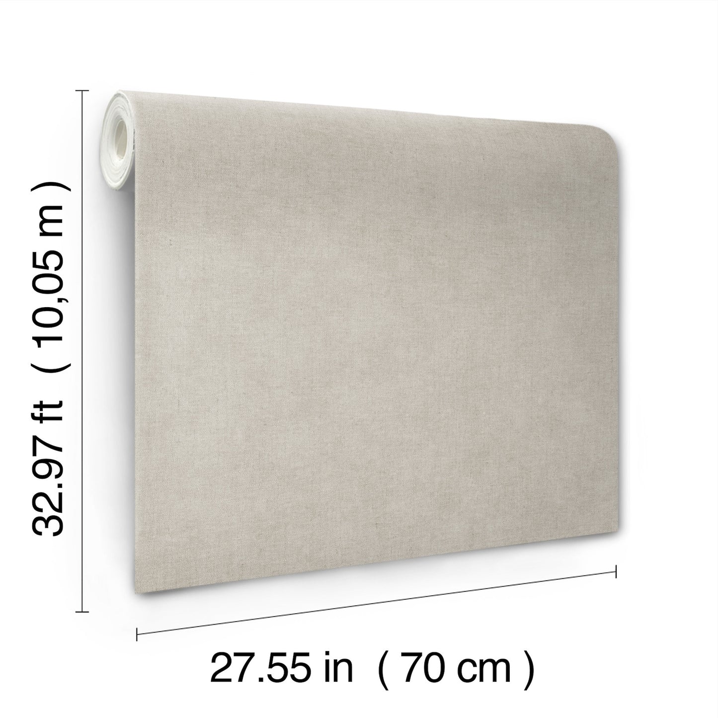 York Wallcoverings A-Street Prints Nuovo Grey Faux Linen Wallpaper Graphics Transitional Grey Wallpaper - 4193-7424