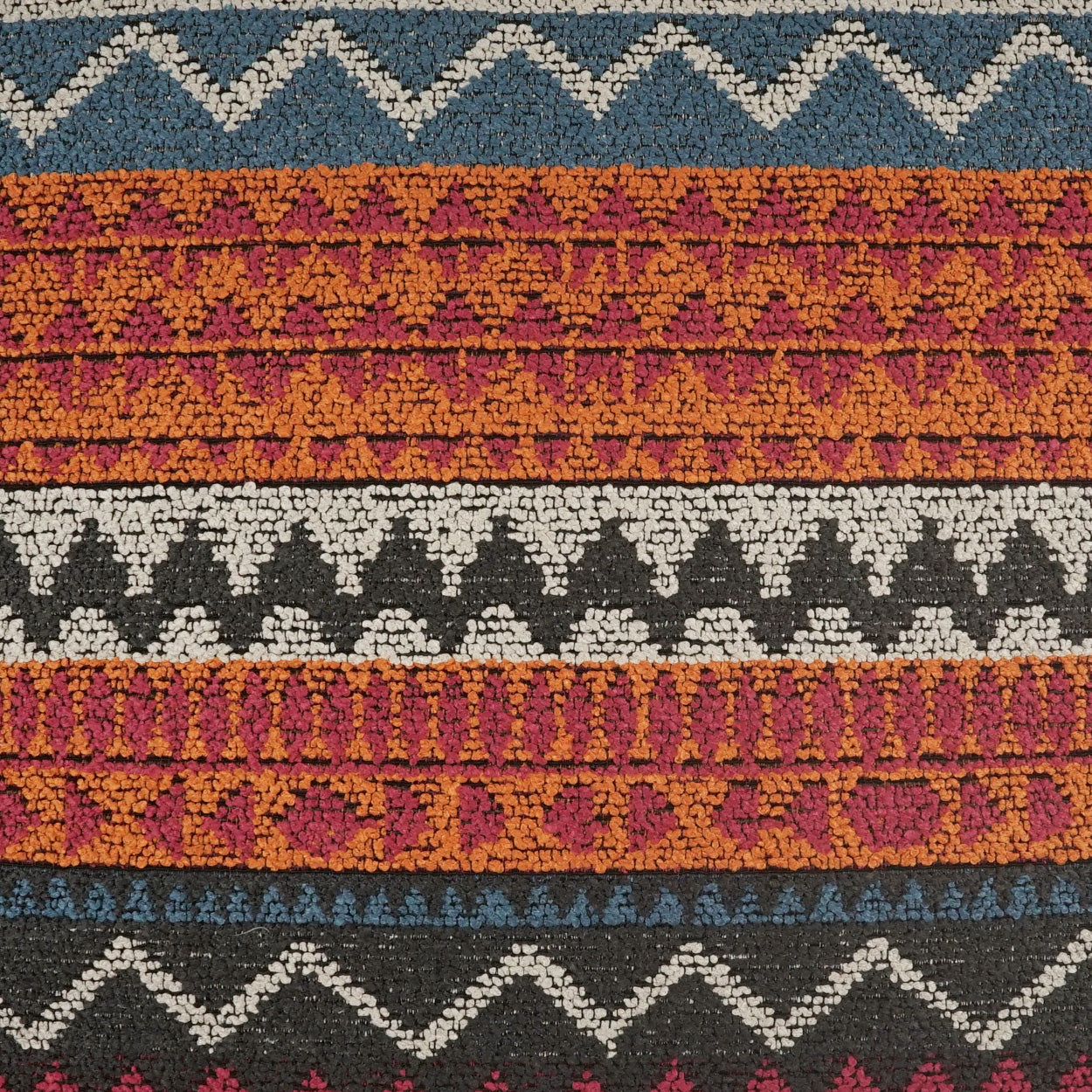 D.V. KAP HOME 24" x 24" Naya Pillow - Carnival Chevron, Global - 4205-C-2424