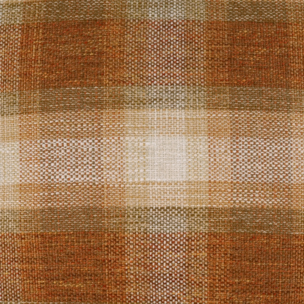 D.V. KAP HOME 24" x 24" Ouray Pillow - Copper Plaid - Check, Traditional, Farmhouse - 4222-C-2424