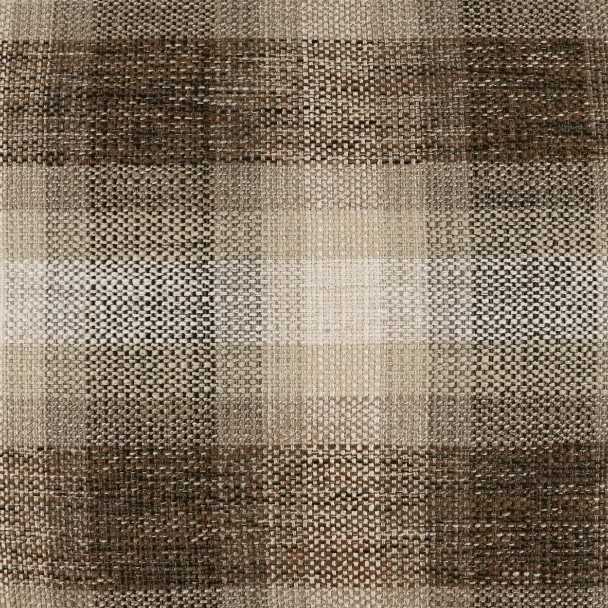 D.V. KAP HOME 4222-E-YARD Ouray Fabric - Espresso Plaid - Check, Traditional, Farmhouse Brown, Charcoal - Ouray