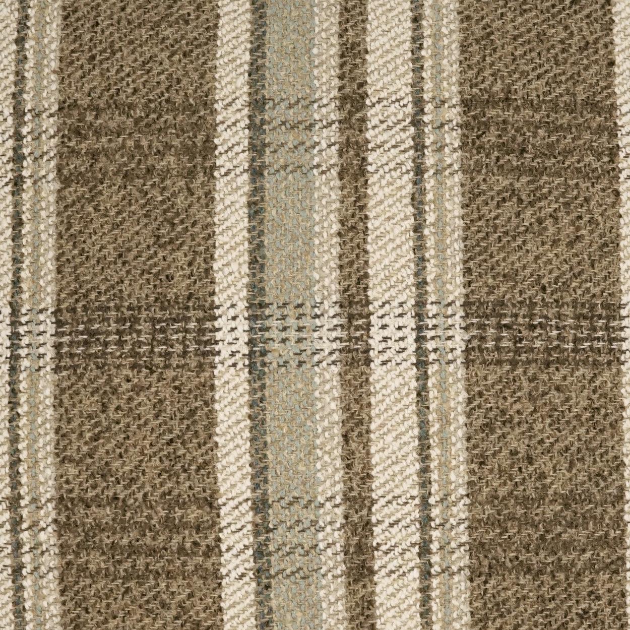 D.V. KAP HOME 24" x 24" Ridgeway Pillow - Mocha Plaid - Check, Traditional, Farmhouse - 4225-M-2424