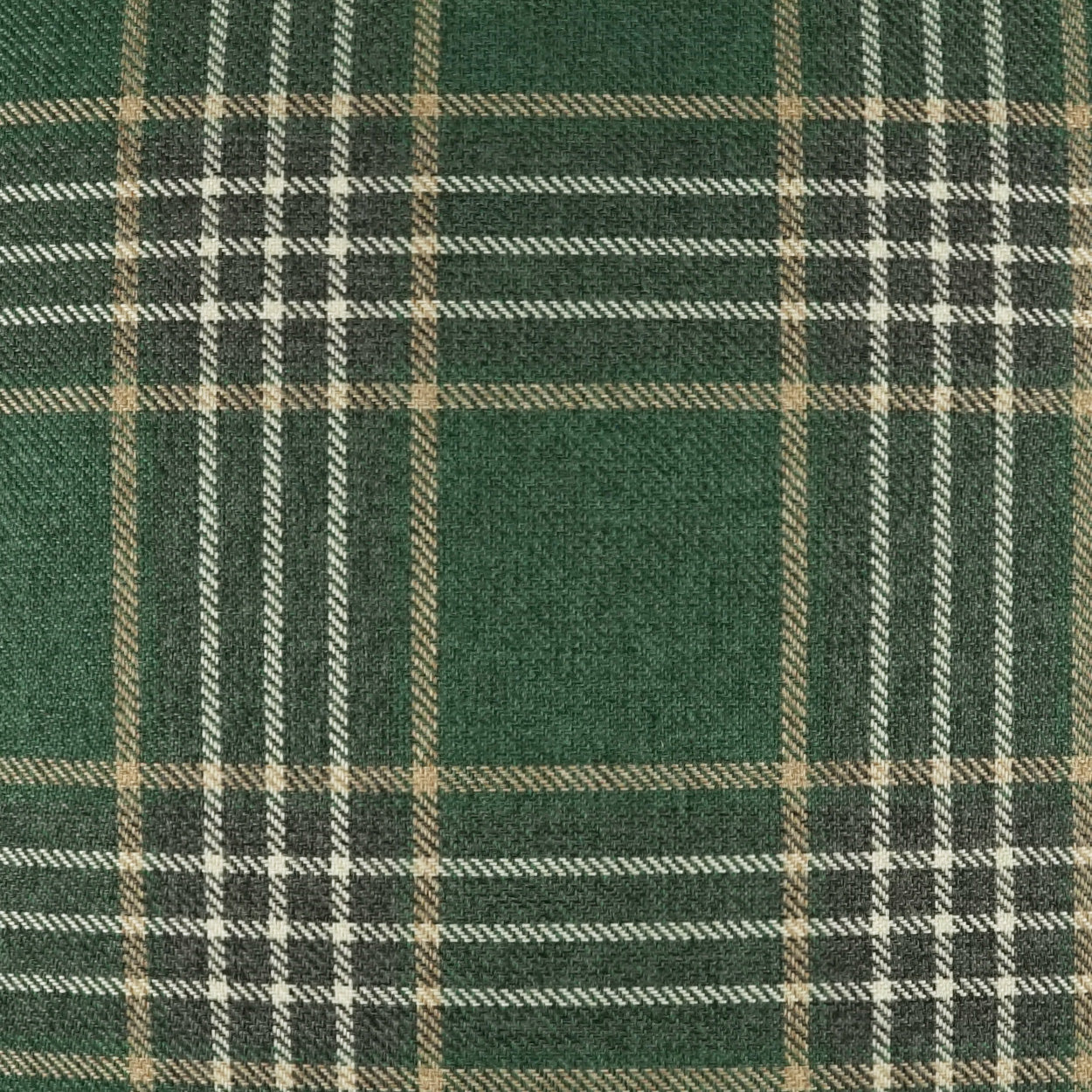 D.V. KAP HOME 24" x 24" Yarmouth Pillow - Green Plaid - Check, Traditional, Farmhouse - 4228-G-2424