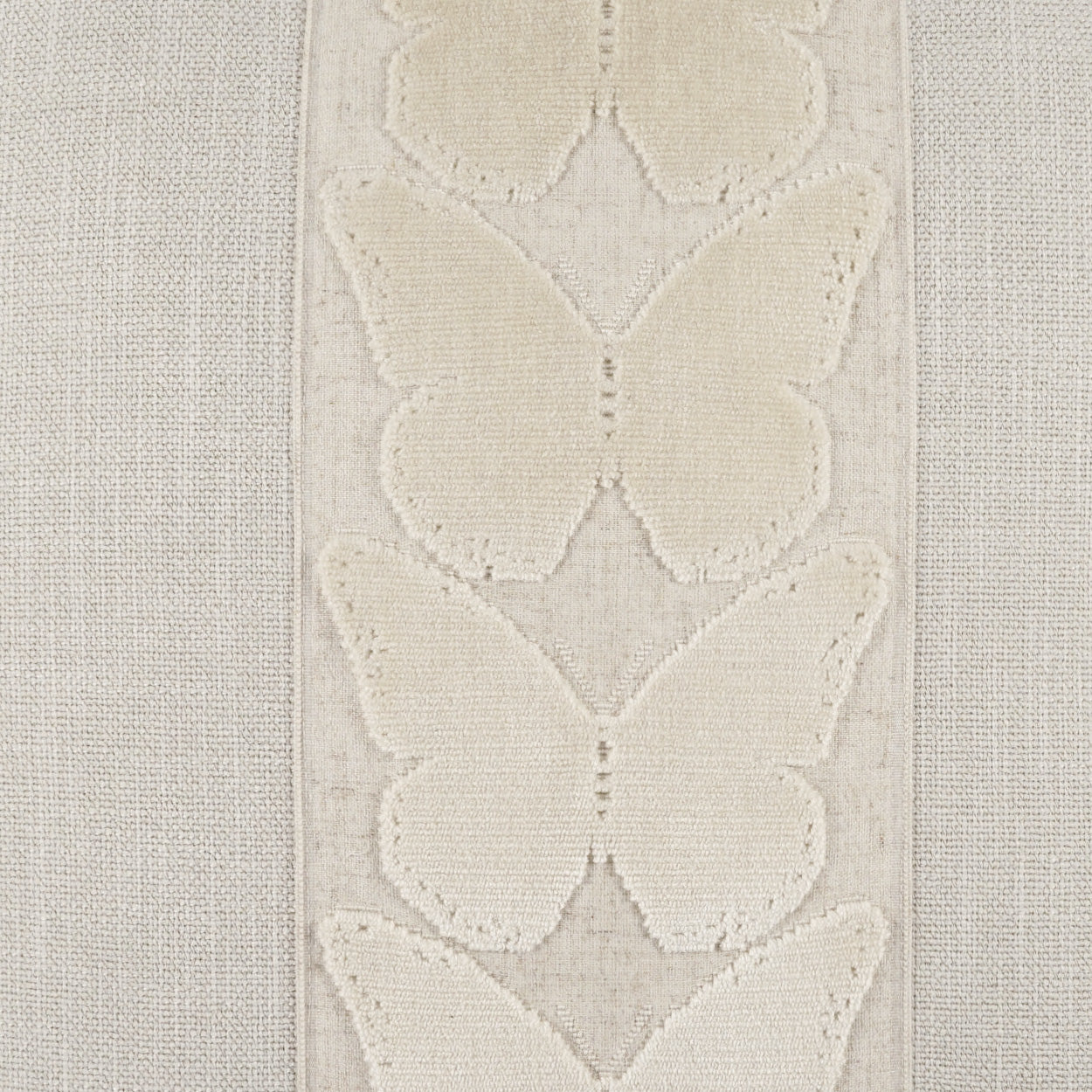 D.V. KAP HOME 24" x 24" Coleous Pillow - Ivory Animal, Novelty, Band / Ribbon - 4242-I-2424