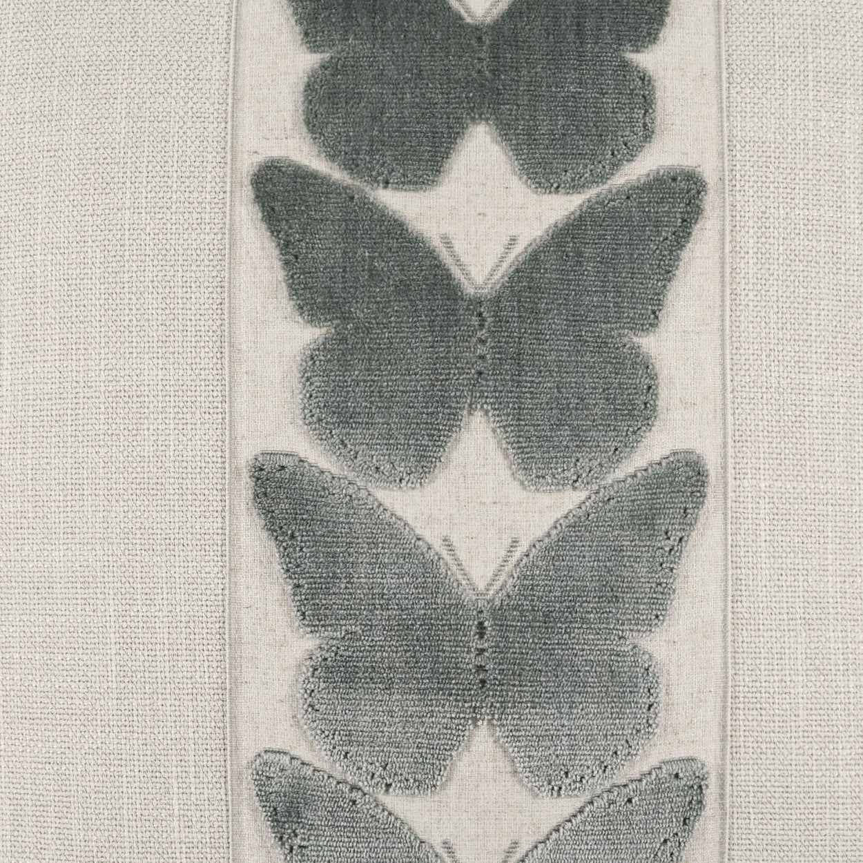 D.V. KAP HOME 24" x 24" Coleous Pillow - Sterling Animal, Novelty, Band / Ribbon - 4242-S-2424