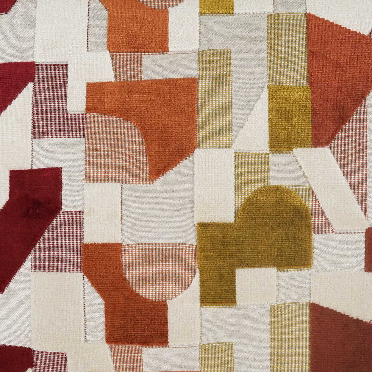 D.V. KAP HOME 24" x 24" Hutch Pillow - Garnet Modern, Abstract, Geometric - 4249-G-2424