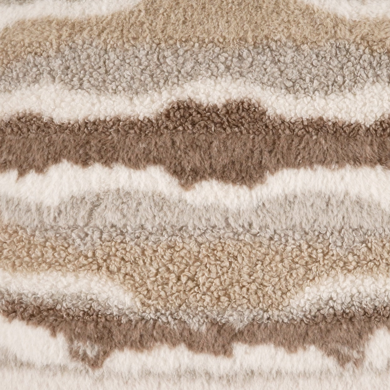 D.V. KAP HOME 24" x 24" Tarrington Western Chic, Faux Fur, Modern - 4272-N-2424