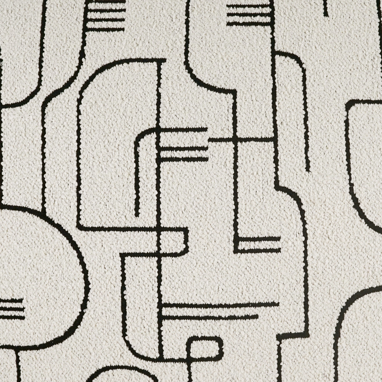 D.V. KAP HOME 24" x 24" Lloyd Pillow - Onyx Modern, Geometric, Abstract - 4290-O-2424