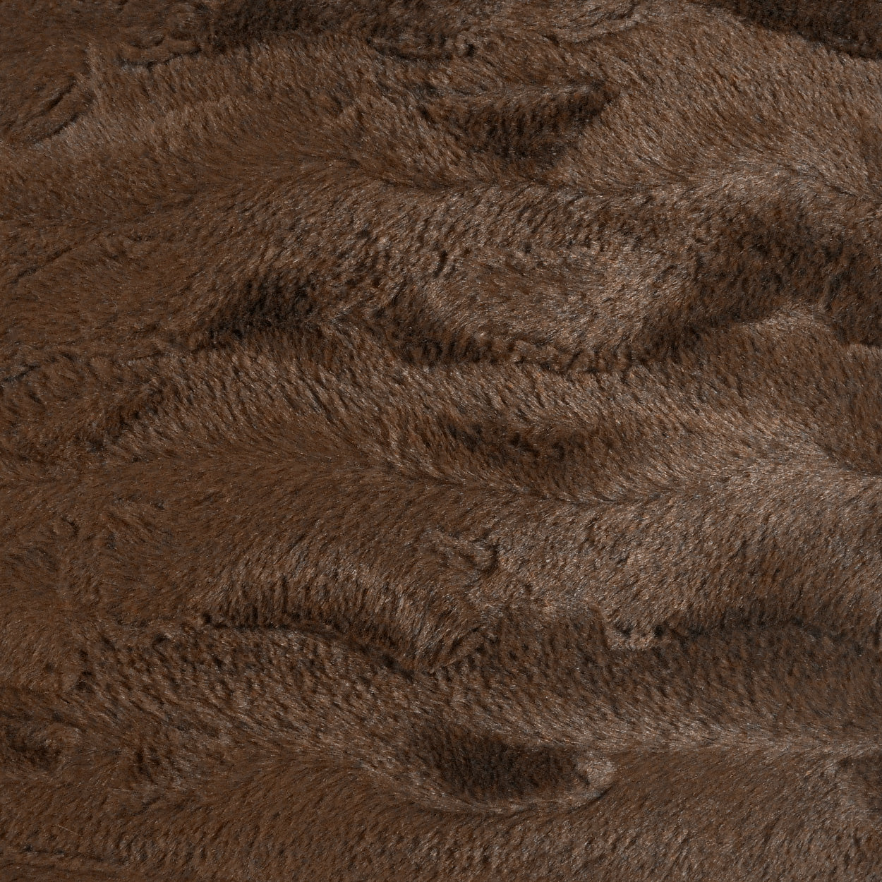 D.V. KAP HOME 24" x 24" Orca Pillow - Brown Faux Fur, Solid - 4294-B-2424