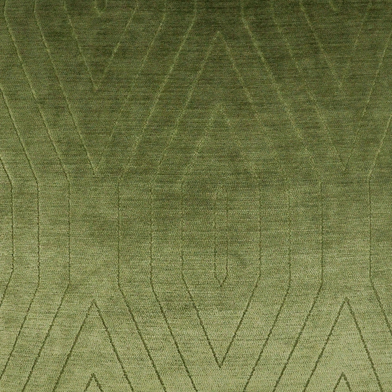 D.V. KAP HOME 4297-P-YARD Lisse Fabric - Pine Solid, Geometric, Transitional Green - Lisse