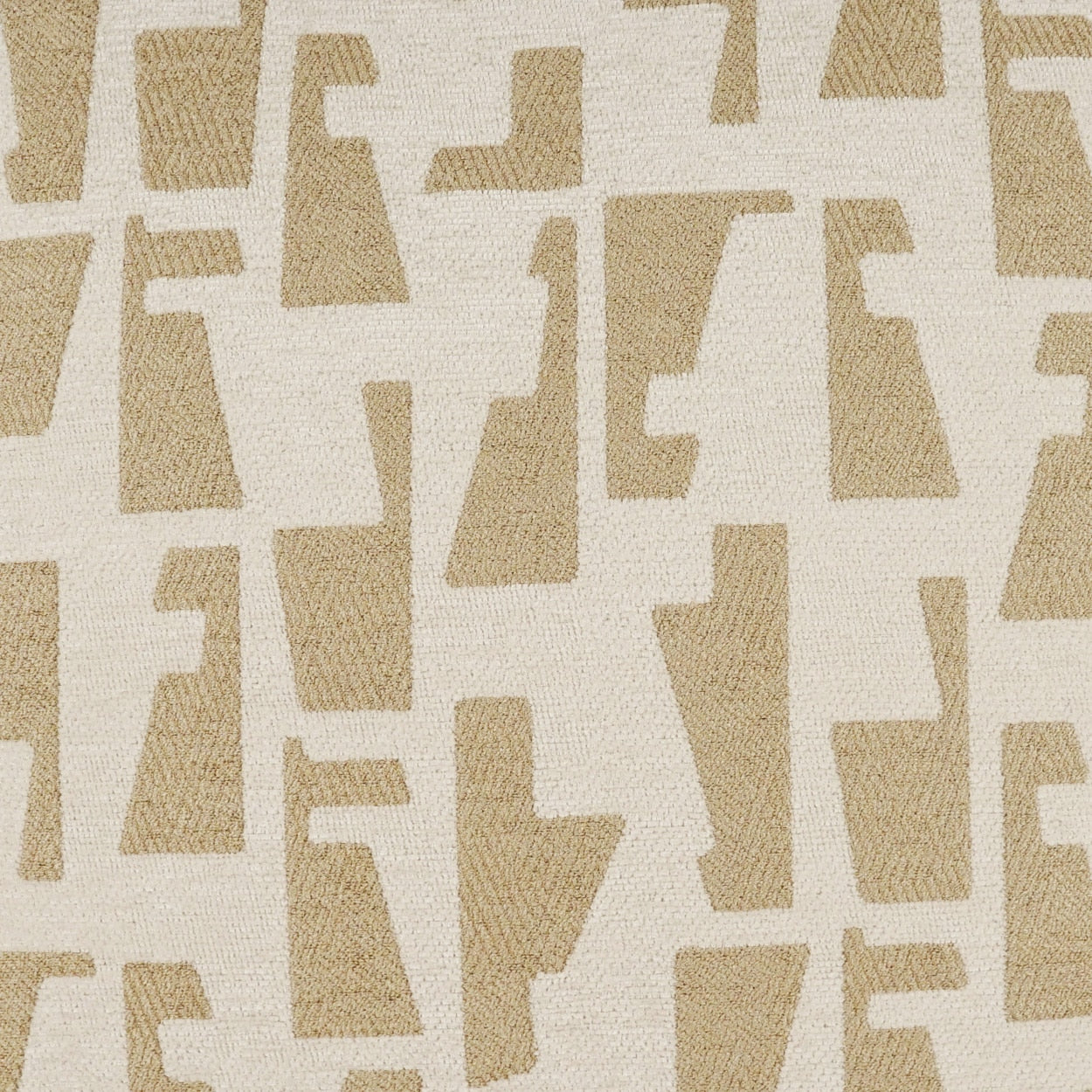 D.V. KAP HOME 4301-L-YARD Targa Fabric - Linen Modern, Global, Abstract, Geometric Tan - Targa