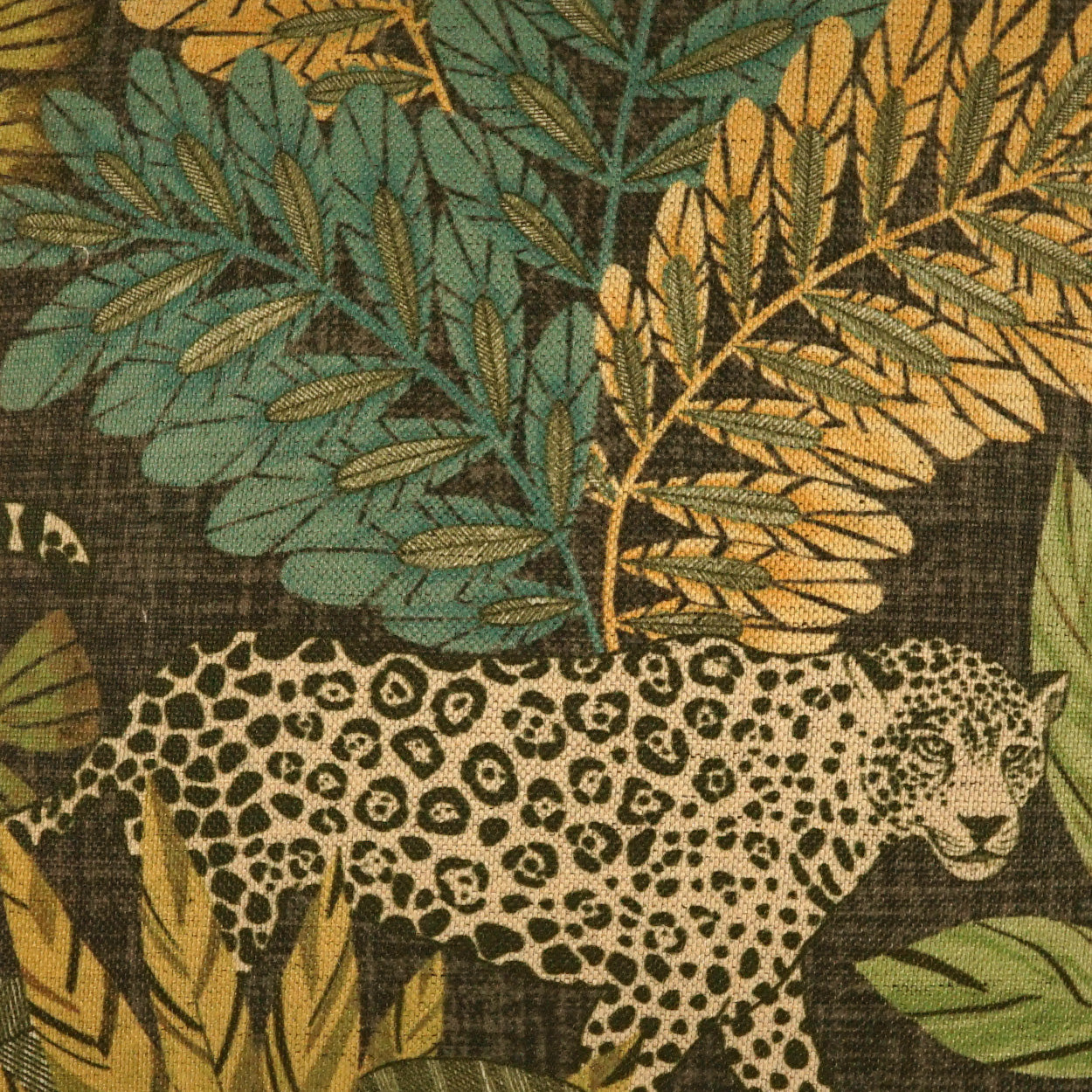 D.V. KAP HOME 24" x 24" Etosha Pillow - Midnight Animal, Novelty, Floral - 4302-M-2424