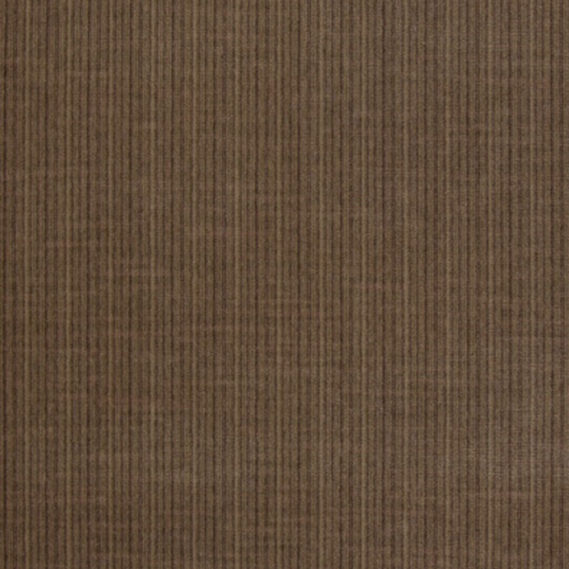Taupe velvet swatch with antique strie texture and soft pile.