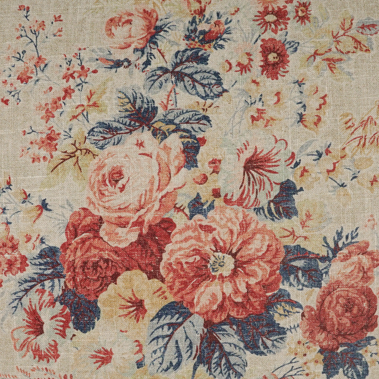 D.V. KAP HOME 24" x 24" Charleville Pillow Floral, Traditional, Farmhouse - 4324-2424