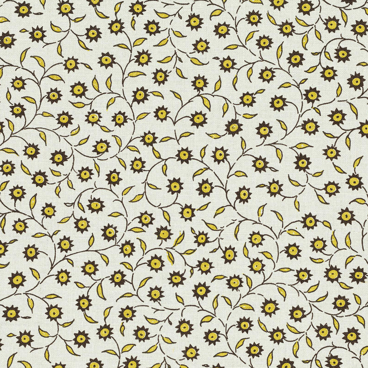 SCHUMACHER RAOUL TEXTILES VITA PRINTS PRINTS SULPHUR - 432N82